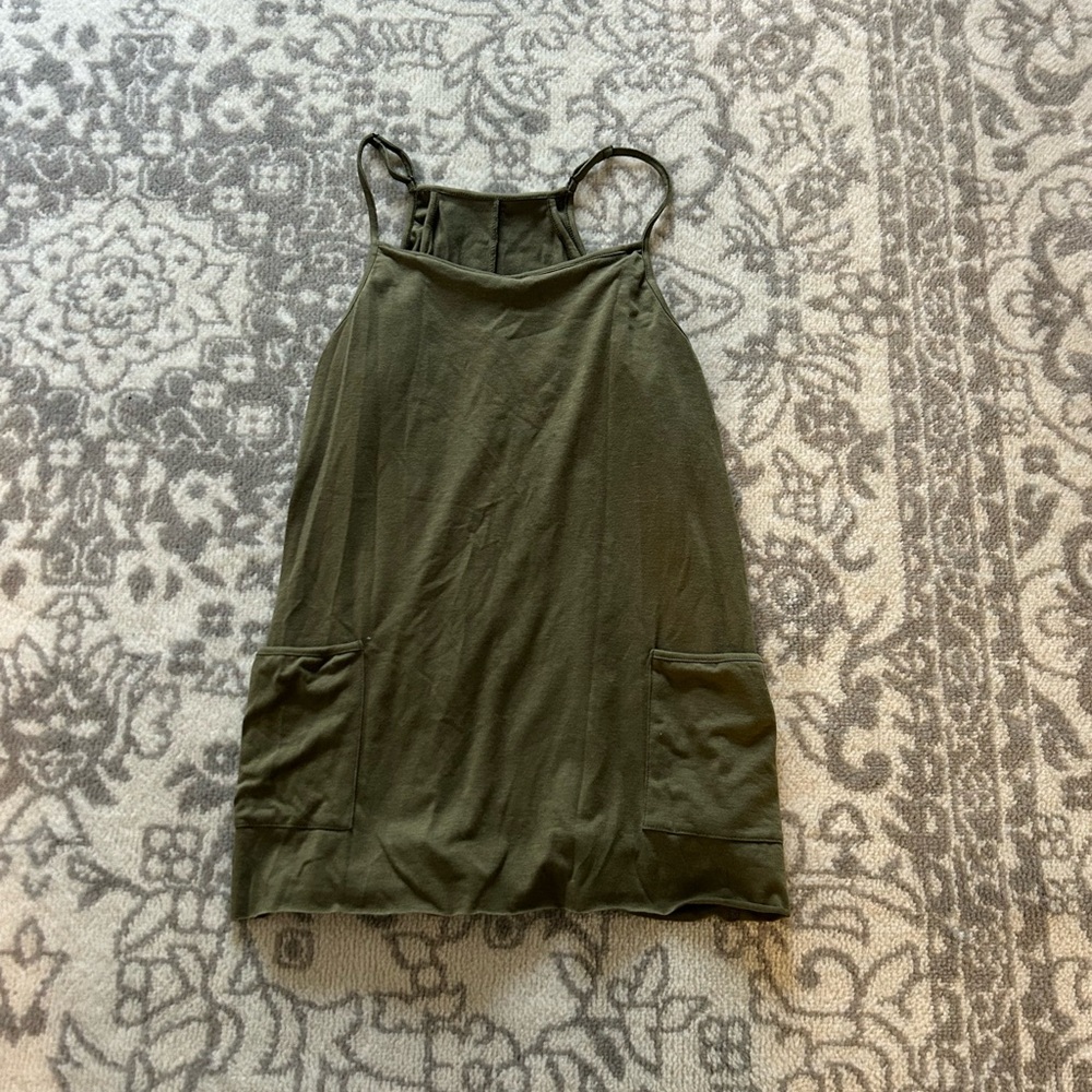 NWT Green Tank Top Dress